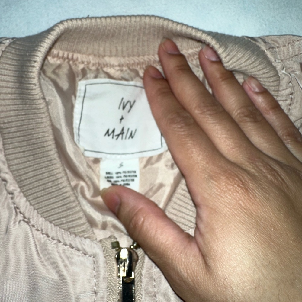 Pink Bomber Jacket